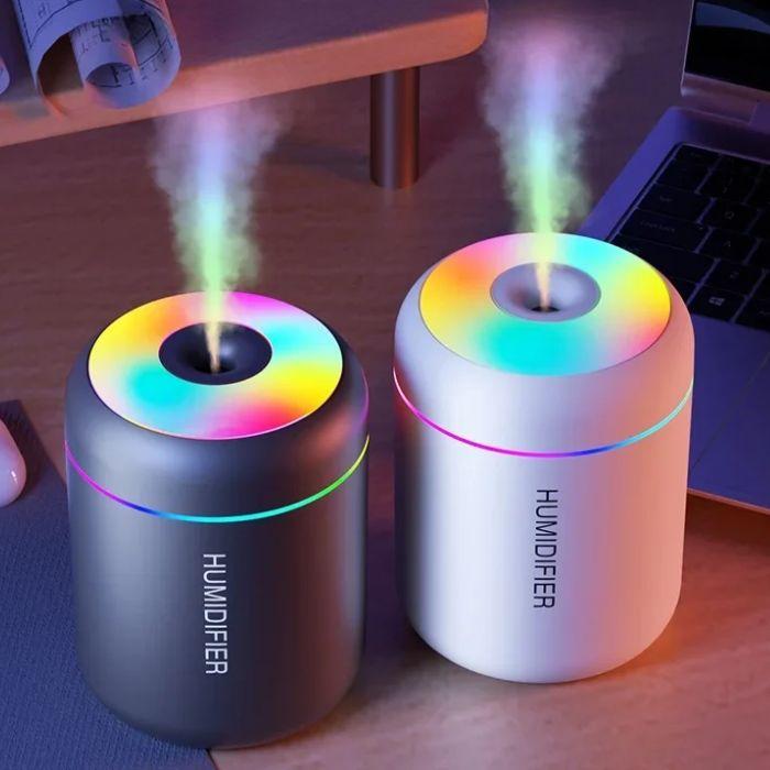 Mini Humidificador USB de 180 ml con Aromaterapia y Luz LED – Difusor de Aceites para Hogar, Coche y Dormitorio