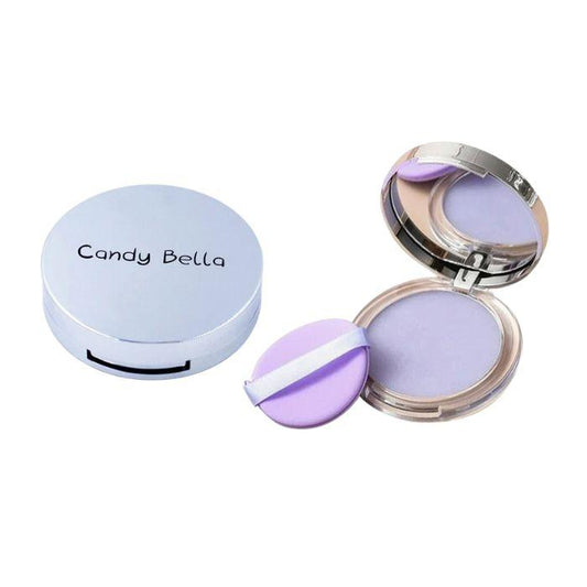 Crema Violeta Candy Bella - Polvo Facial Natural de Larga Duración y Control de Aceite