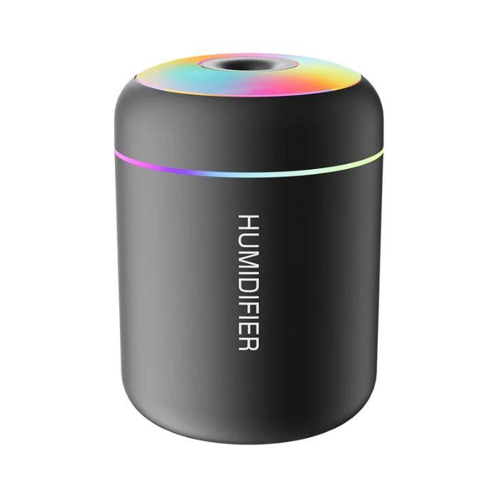 Mini Humidificador USB de 180 ml con Aromaterapia y Luz LED – Difusor de Aceites para Hogar, Coche y Dormitorio