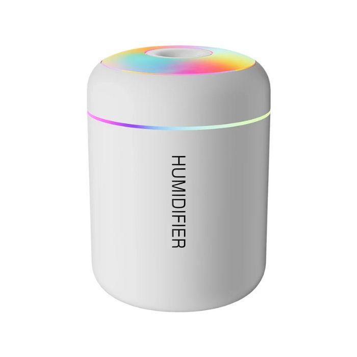 Mini Humidificador USB de 180 ml con Aromaterapia y Luz LED – Difusor de Aceites para Hogar, Coche y Dormitorio