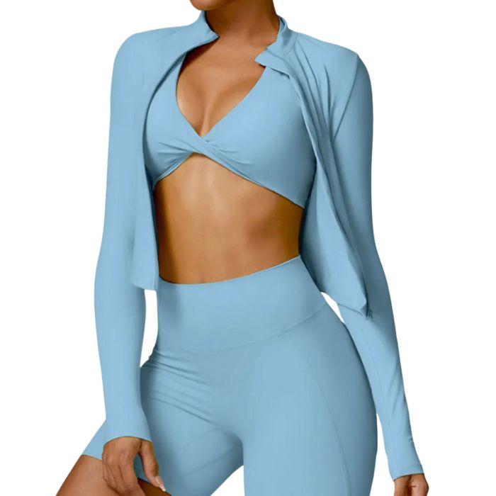 Camiseta Deportiva Manga Larga para Mujer