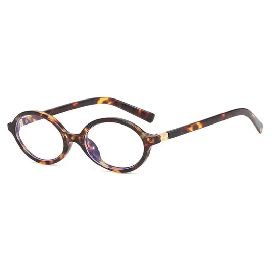 Gafas Ovaladas Retro con Montura Pequeña para Mujer
